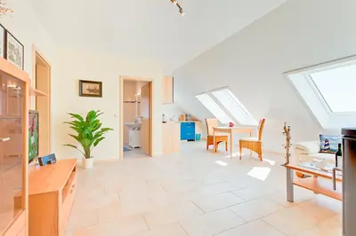 TV/Unterhaltungsangebot in der Unterkunft Ferienhaus LampRieger Fewo 1 OG
