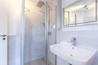 Ein Badezimmer in der Unterkunft Boddenräuber 4