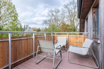Ein Balkon oder eine Terrasse in der Unterkunft Boddenräuber 5