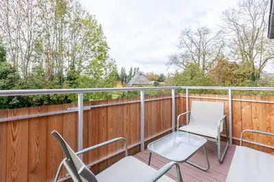 Ein Balkon oder eine Terrasse in der Unterkunft Boddenräuber 5