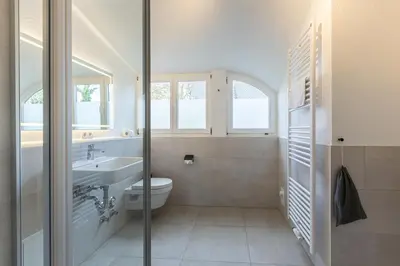Ein Badezimmer in der Unterkunft Boddenräuber 5