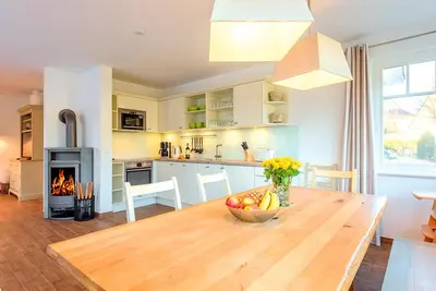 Küche/Küchenzeile in der Unterkunft Ferienhaus Rosenberg