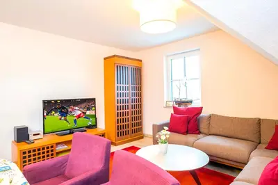 TV/Unterhaltungsangebot in der Unterkunft Schifferhaus Whg Backbord, Nr 4