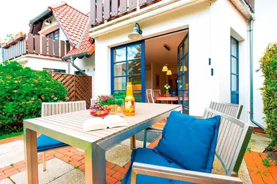 Das Gebäude in dem sich die Ferienwohnung befindet