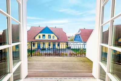 Das Gebäude in dem sich die Ferienwohnung befindet