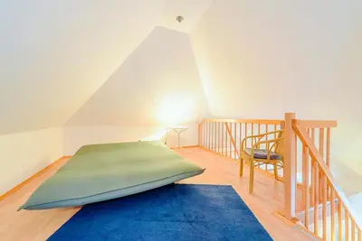 Ein Bett oder Betten in einem Zimmer der Unterkunft Haus Strandperle Fewo Nr 12