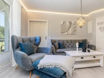 Ein Sitzbereich in der Unterkunft Villa Beach View 2