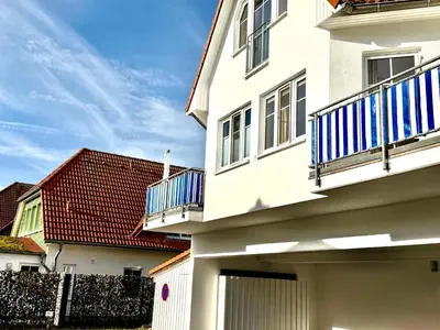 Das Gebäude in dem sich die Ferienwohnung befindet