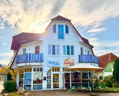 Das Gebäude in dem sich die Ferienwohnung befindet