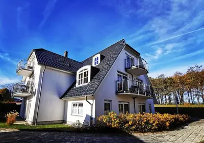 Das Gebäude in dem sich die Ferienwohnung befindet
