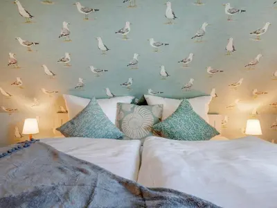 Ein Bett oder Betten in einem Zimmer der Unterkunft Dandelion - House Summer Meadow