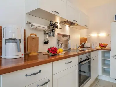 Küche/Küchenzeile in der Unterkunft One-bedroom apartment