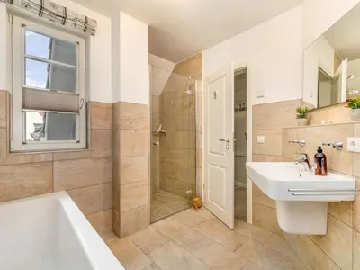 Ein Badezimmer in der Unterkunft Holiday home in Zingst with swimming pool