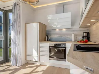 Küche/Küchenzeile in der Unterkunft Holiday home OstseeLust