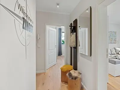Ein Bett oder Betten in einem Zimmer der Unterkunft Holiday apartment with 2 bedrooms