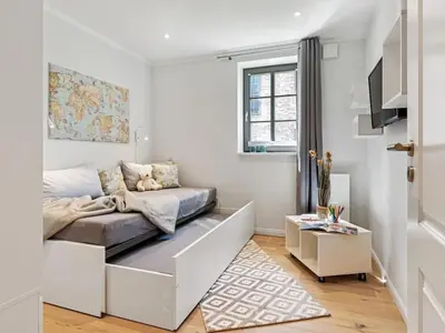 Ein Sitzbereich in der Unterkunft Holiday apartment with 2 bedrooms