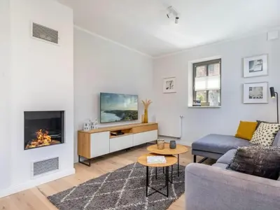 Ein Sitzbereich in der Unterkunft Holiday apartment with 2 bedrooms