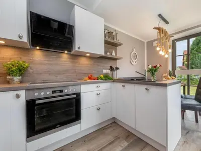 Küche/Küchenzeile in der Unterkunft One-bedroom apartment