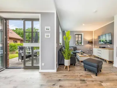 Ein Sitzbereich in der Unterkunft One-bedroom apartment
