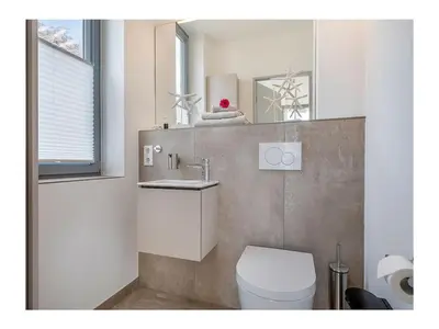 Ein Badezimmer in der Unterkunft One-bedroom apartment