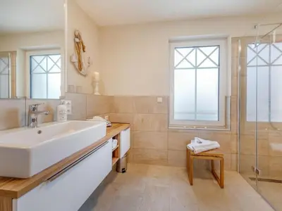 Ein Badezimmer in der Unterkunft Suite 6 Windkieker