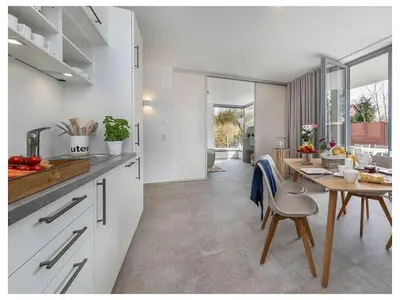 Küche/Küchenzeile in der Unterkunft One-bedroom apartment