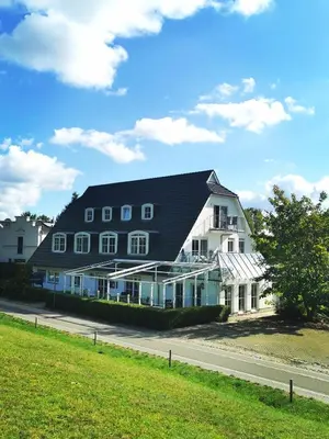 Das Gebäude in dem sich die Ferienwohnung befindet