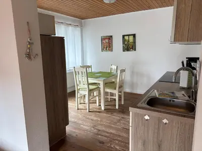 Küche/Küchenzeile in der Unterkunft Frankenhof Zingst