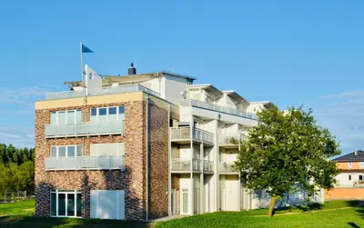 Das Gebäude in dem sich die Ferienwohnung befindet