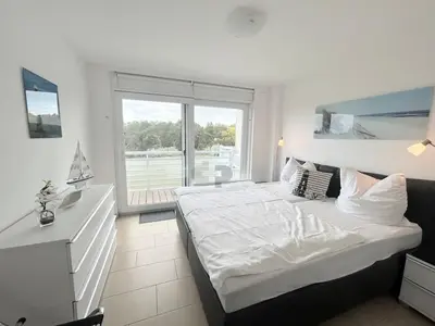 Ein Bett oder Betten in einem Zimmer der Unterkunft Achtsamkeit Nr 25 max 3 Pers