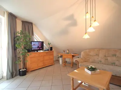 TV/Unterhaltungsangebot in der Unterkunft Birkmaase 18 - Komfort FeWo im 4-Sterne-Ferienhaus Yvonne DG