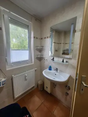 Ein Badezimmer in der Unterkunft Ferienwohnung Böttcher