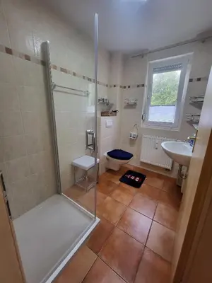 Ein Badezimmer in der Unterkunft Ferienwohnung Böttcher