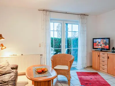 TV/Unterhaltungsangebot in der Unterkunft Haus Boddenperle Fewo Nr 4