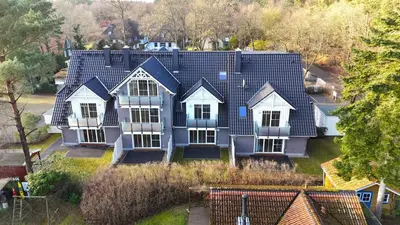 Das Gebäude in dem sich die Ferienwohnung befindet
