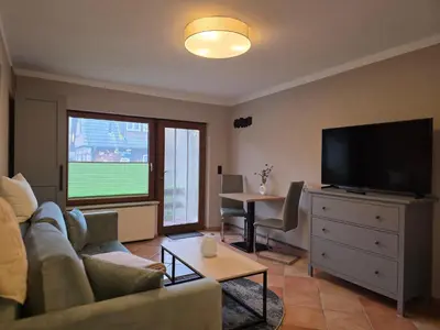 TV/Unterhaltungsangebot in der Unterkunft Appartment Zweierlei