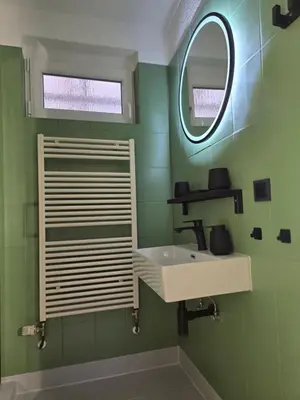 Ein Badezimmer in der Unterkunft Appartment Zweierlei