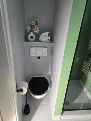 Ein Badezimmer in der Unterkunft Appartment Zweierlei