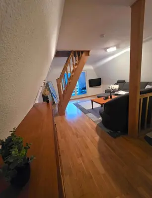 TV/Unterhaltungsangebot in der Unterkunft Atelierwohnung eines Fischers