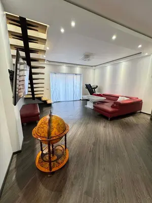 Ein Sitzbereich in der Unterkunft Apartament Bors