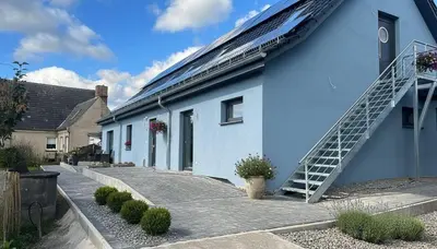 Das Gebäude in dem sich die Ferienwohnung befindet