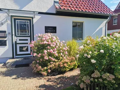 Ein Garten an der Unterkunft Kaveleck