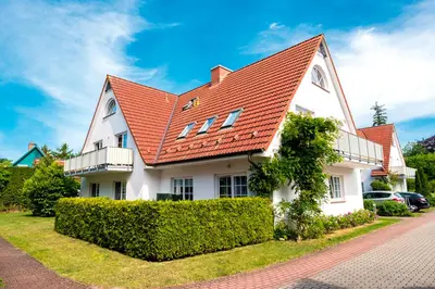 Das Gebäude in dem sich die Ferienwohnung befindet