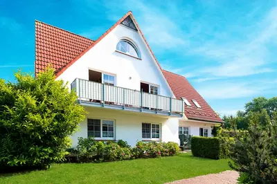 Das Gebäude in dem sich die Ferienwohnung befindet