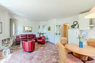 Küche/Küchenzeile in der Unterkunft Haus Kormoran, Fewo Nr 12