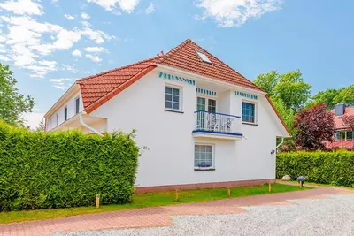 Das Gebäude in dem sich die Ferienwohnung befindet