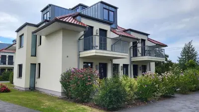 Das Gebäude in dem sich die Ferienwohnung befindet