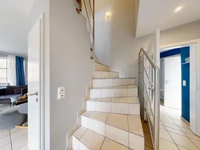 Grundriss der Unterkunft Ferienwohnung Blau & Sand