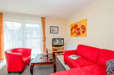 TV/Unterhaltungsangebot in der Unterkunft Haus 1 Darßer Weg, Fewo Nr 2