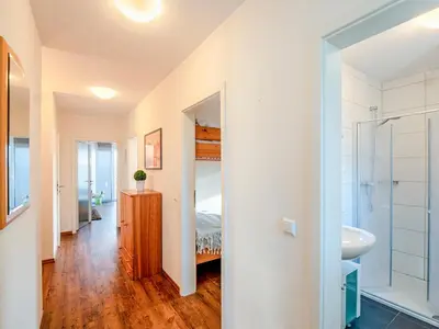 Ein Badezimmer in der Unterkunft Haus Regenbogen Fewo Nr 2